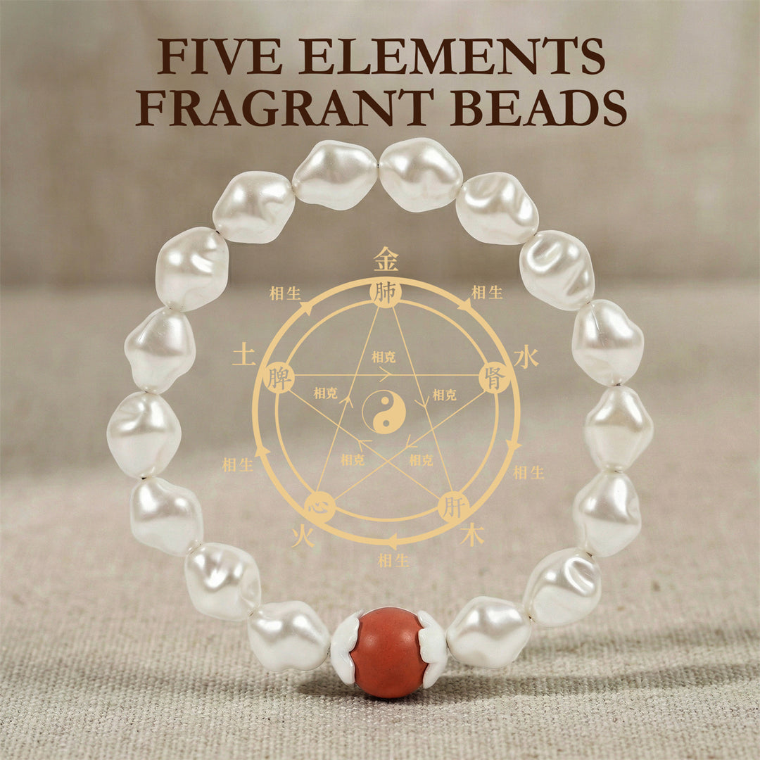 Chinese Herbal Bead Bracelet – Lightweight Traditional Wellness Jewelry