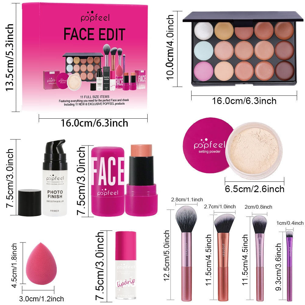💄 POPFEEL Eye & Face Makeup Set – All-in-One Beauty Kit (Multiple Styles) ✨