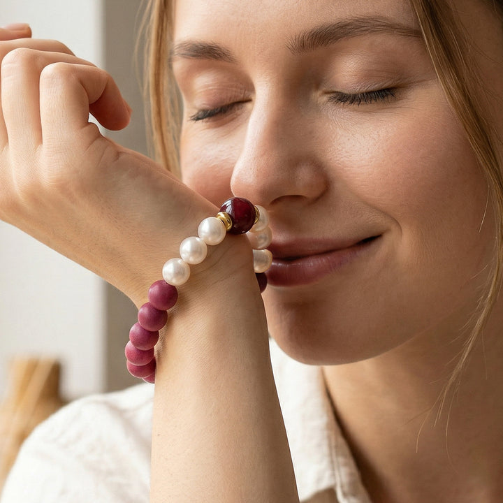 Chinese Herbal Bead Bracelet – Lightweight Wellness Jewelry