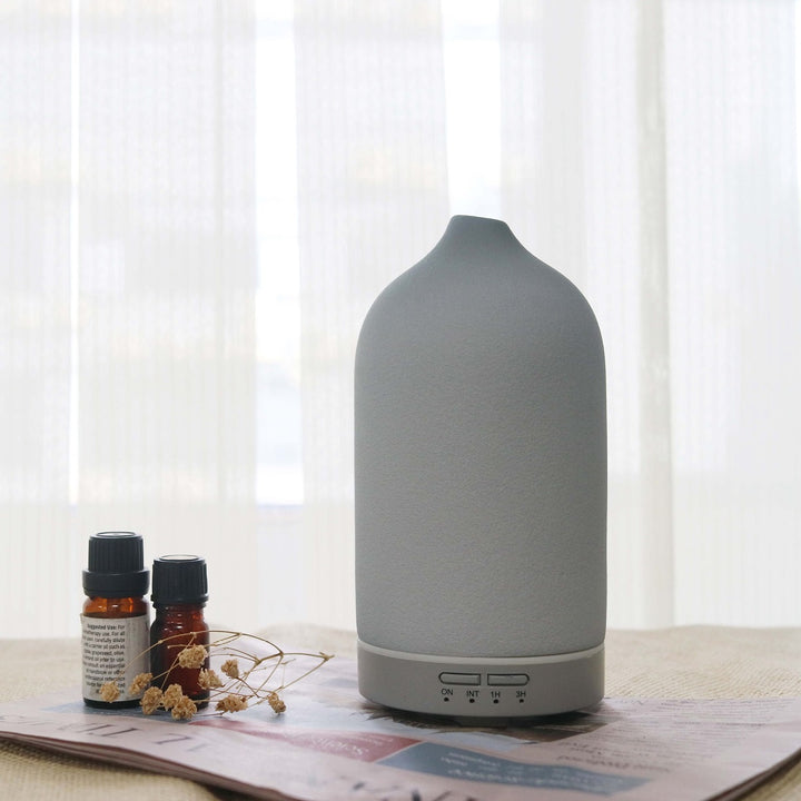 🌸💧 5 Colors Ceramic Aroma Diffuser | Ultrasonic Humidifier 🌿✨