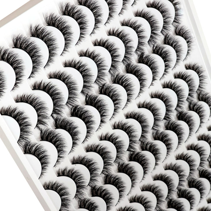 👁️✨ 3D False Eyelashes – Multi-Layered, Realistic, Soft & Comfortable Lashes