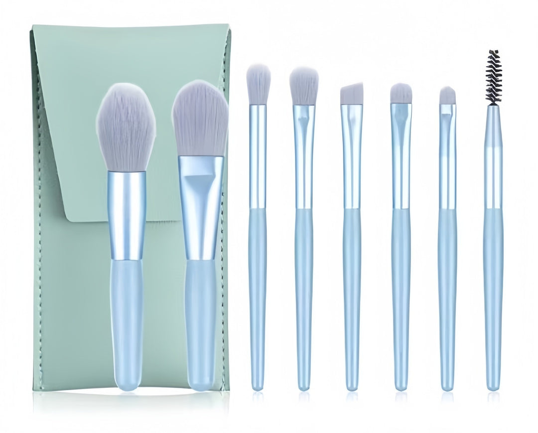 🍬✨ Eight Macaron Makeup Brush Eye Detail Set 💄