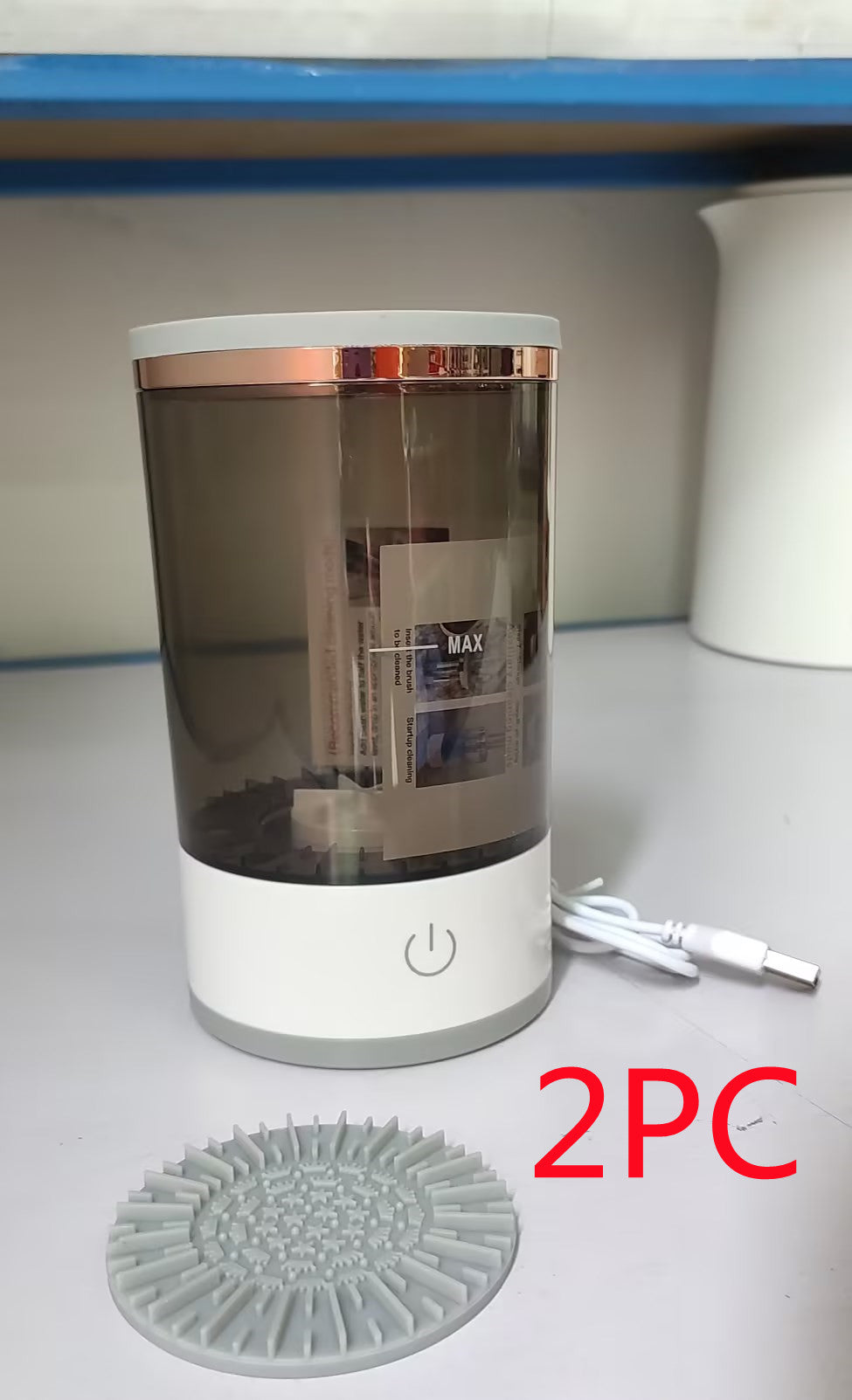 ✨ Portable Electric Makeup Brush Cleaner — USB Automatic Cleaning Machine 💄🧼⚡