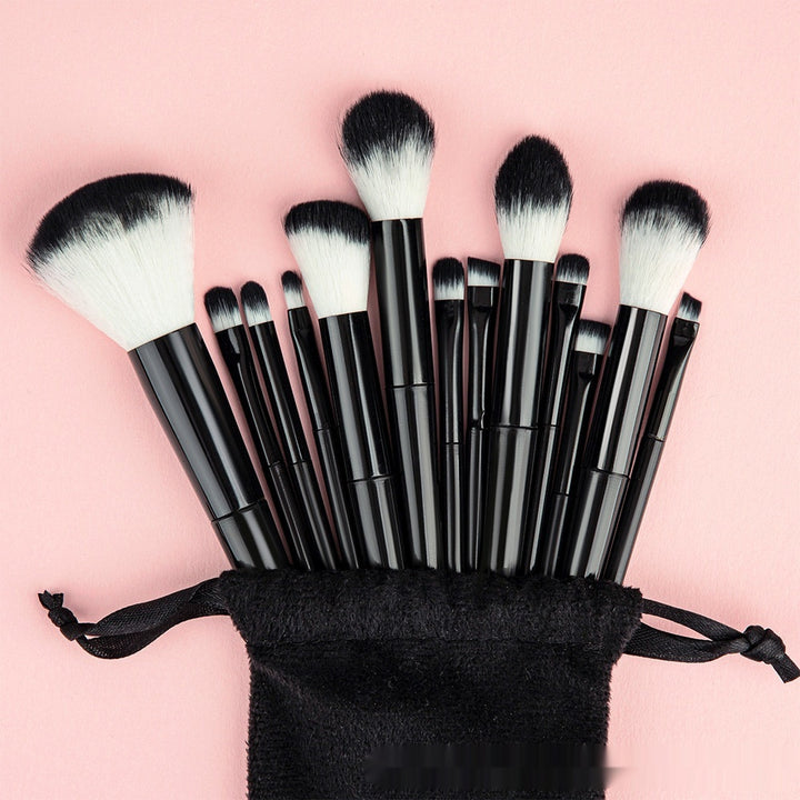 ✨ Portable Complete Makeup Brush Set — Multi-Color Beauty Tools Kit 💄