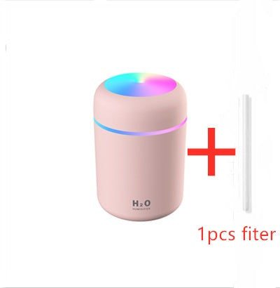 💧🌈 Home & Car USB Colorful Humidifier | Mini Water Replenishment Diffuser ✨🚗