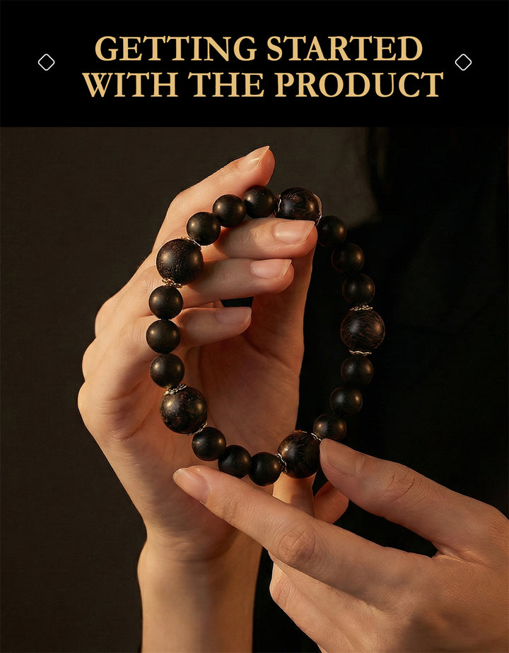 Chinese Herbal Bead Bracelet – Lightweight Traditional Wellness Jewelry