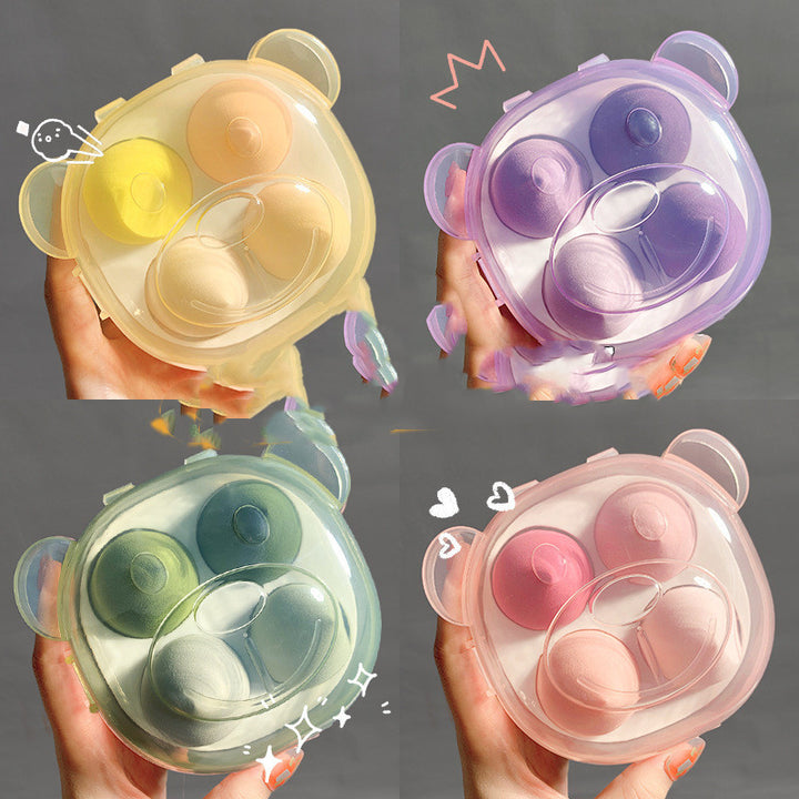 💧💄 Water Drop Air Cushion Puff | Super Soft Makeup Sponge Egg Set