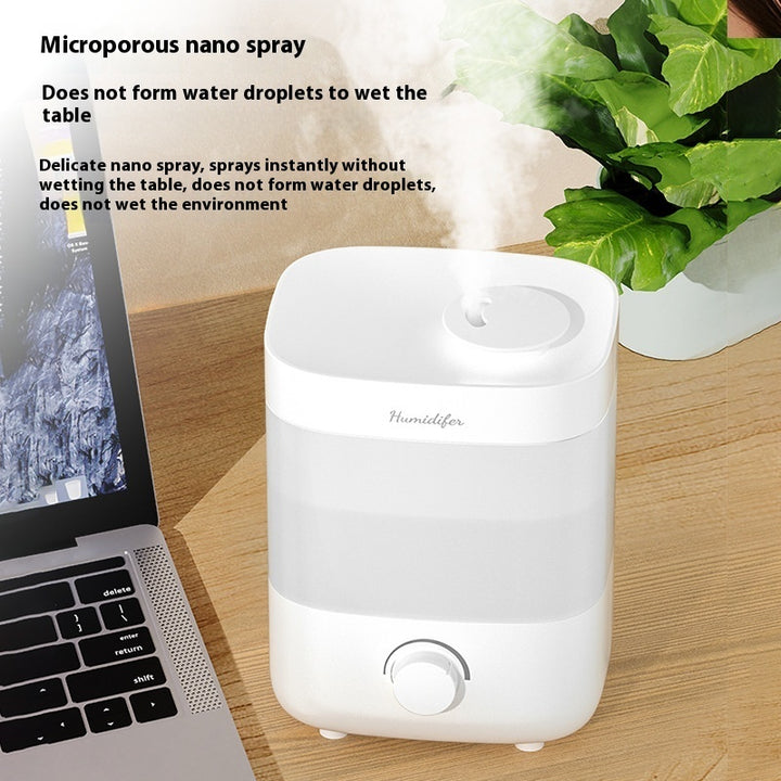 💧🌙 2L Large Capacity Dual Nozzle Humidifier | USB Aromatherapy Night Light Atomizer ✨