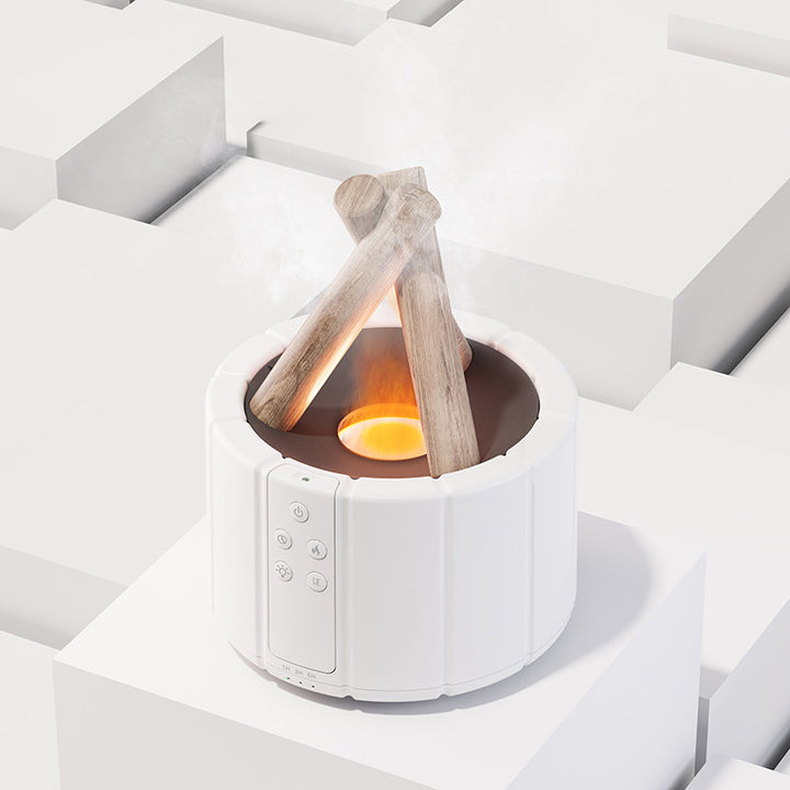 🔥 Simulated Flame Aromatherapy Machine | Ultrasonic Humidifier & Essential Oil Diffuser