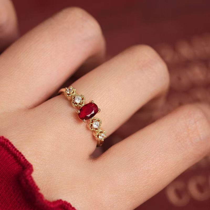 Women’s Adjustable French-Inspired Geometric Ring – Elegant Chanel Style Jewelry