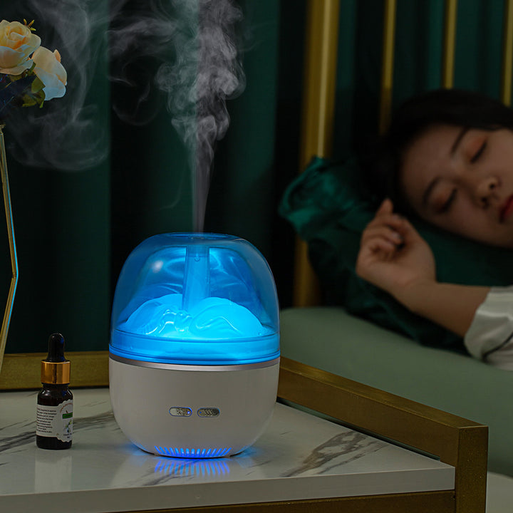 🌈💧 Ultrasonic Aromatherapy Humidifier | Colorful Light Essential Oil Diffuser ✨