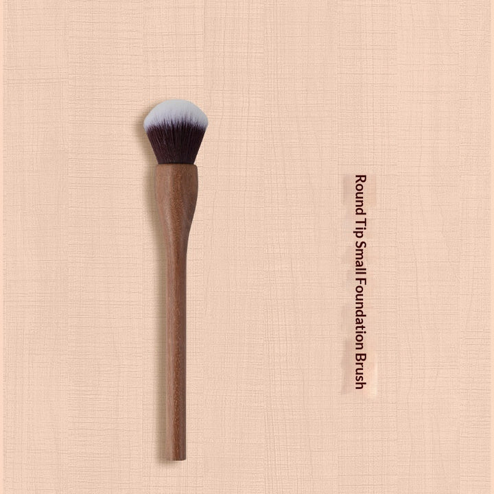 ✨ H Set Vintage Black Walnut Makeup Brush Set — 24-Piece Luxury Kit 💄🌿