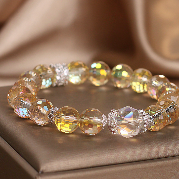 Women’s Austrian Amethyst Crystal Bracelet – Light Luxury Original Design