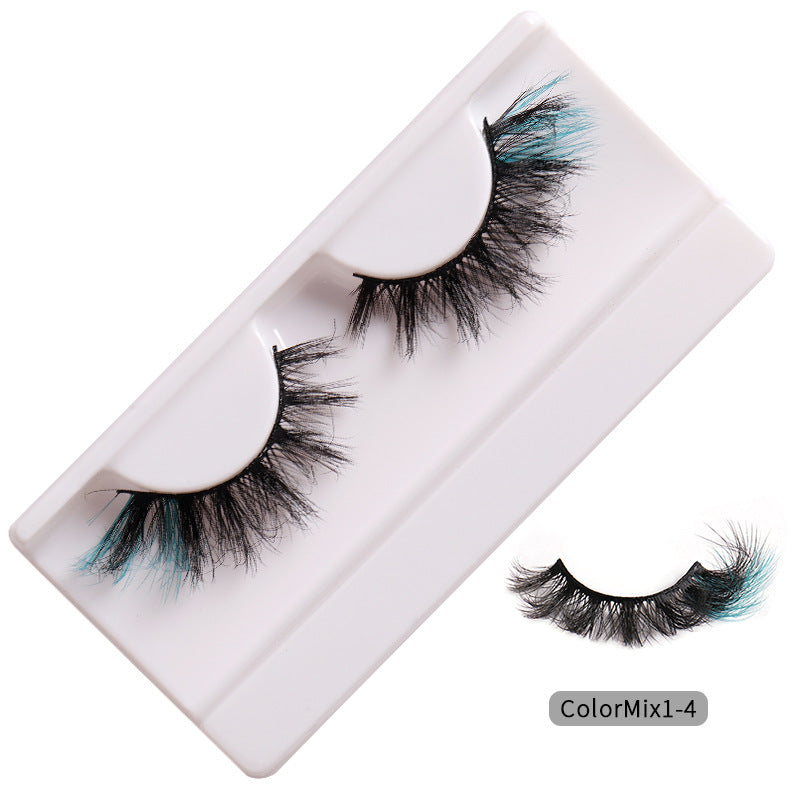 👁️✨ Fashion High Color Fried Curly Eyelashes – Thick Fluffy Faux Mink Lashes