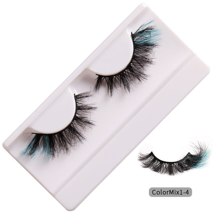 👁️✨ Fashion High Color Fried Curly Eyelashes – Thick Fluffy Faux Mink Lashes