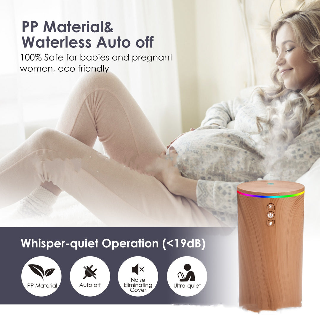 🚗🌿 Rechargeable Aromatherapy Humidifier | Portable Mini Diffuser