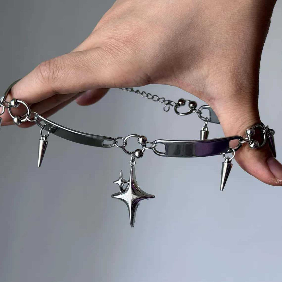Y2K Gothic Punk Necklace – Women’s Statement Star Pendant Jewelry