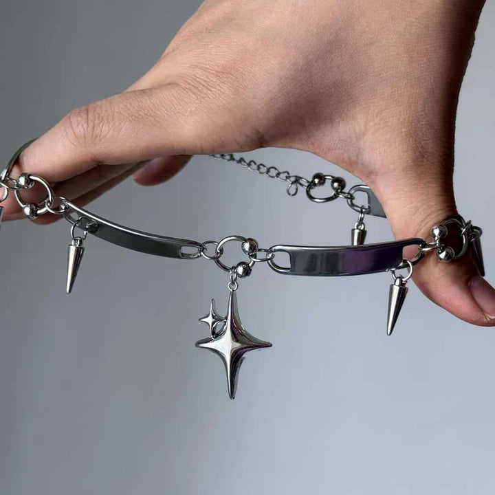 Y2K Gothic Punk Necklace – Women’s Statement Star Pendant Jewelry