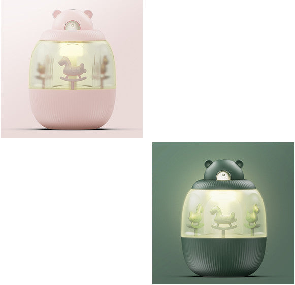 🌙💧 USB Mini Sleeping Humidifier | Portable Quiet Mist Diffuser 🌿✨