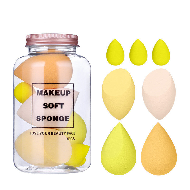 💄✨ Drift Bottle Boxed Beauty Egg | 7-Piece Soft Makeup Sponge Set