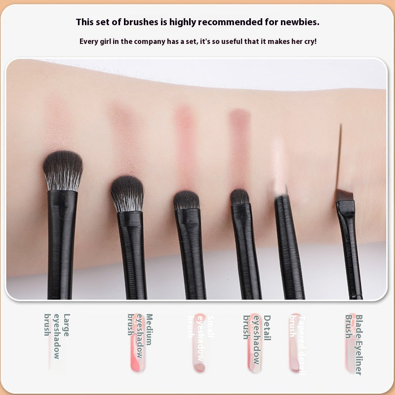 ✨ 6-Piece Eyeshadow Brush Set — Beginner Friendly 💄