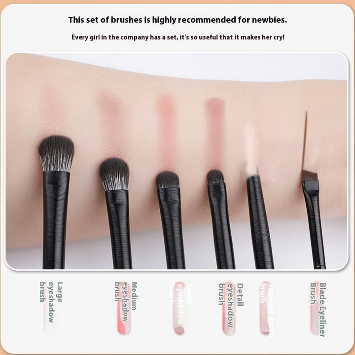 ✨ 6-Piece Eyeshadow Brush Set — Beginner Friendly 💄