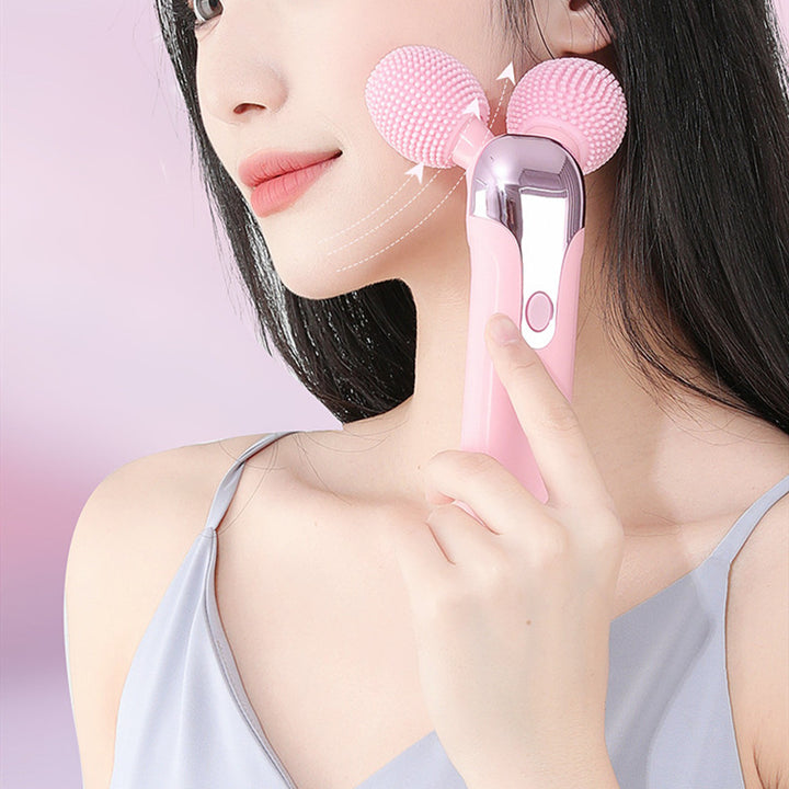 💖💆‍♀️ Facial Cleansing & Face Slimming Roller | Vibration Beauty Instrument