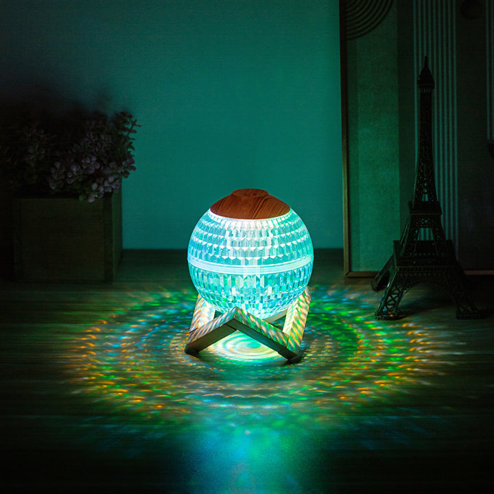 🔮💧 Crystal Ball Humidifier | RGB Colorful Mini Silent Ultrasonic Mist Diffuser ✨