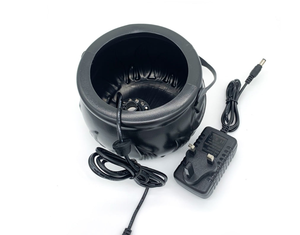 🎃🧙 Halloween Witch Pot Smoke Machine | LED Mist Humidifier Creepy Color-Changing Decor ✨