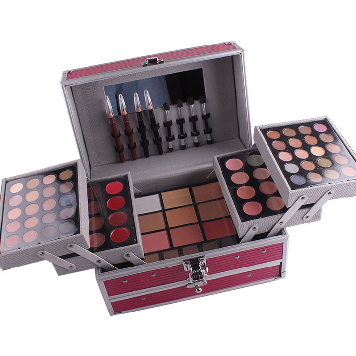 💄 Professional 3-Layer Makeup Palette Box – 94 Eyeshadow Full Face Cosmetic Kit ✨