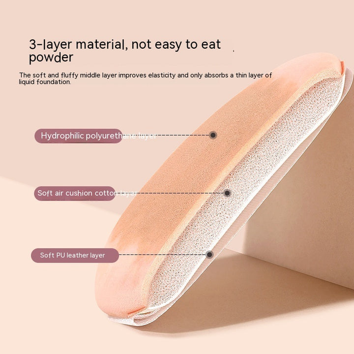 💄✨ Cushion Powder Puff Set | Super Soft Finishing Sponge (7PCS with Storage Box)