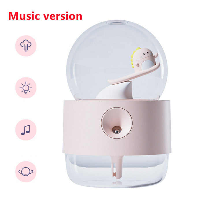 🔮💧 3-in-1 Rotating Crystal Ball Humidifier | Wireless Large Capacity Aroma Diffuser ✨🌿