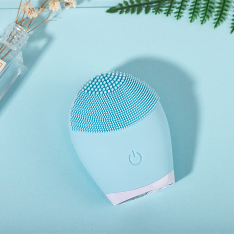 💖🧼 Electric Ultrasonic Silicone Facial Cleanser | Deep Cleansing & Oil Control Device