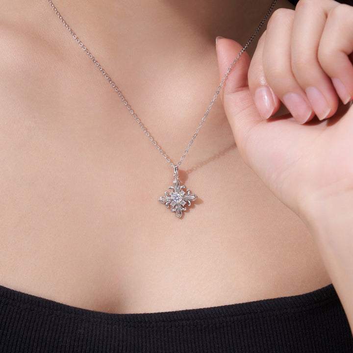 Luxury Minimalist 0.3 Carat Morganite Pendant Necklace – Gold-Plated S925 Silver