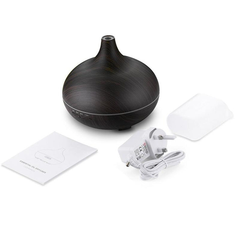 🌿💧 550ML Ultrasonic Aromatherapy Humidifier | Quiet Mist Diffuser 🌙✨