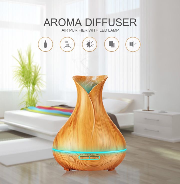 💧🌈 400ML LED Color-Changing Humidifier | USB Air Freshener for Home & Office