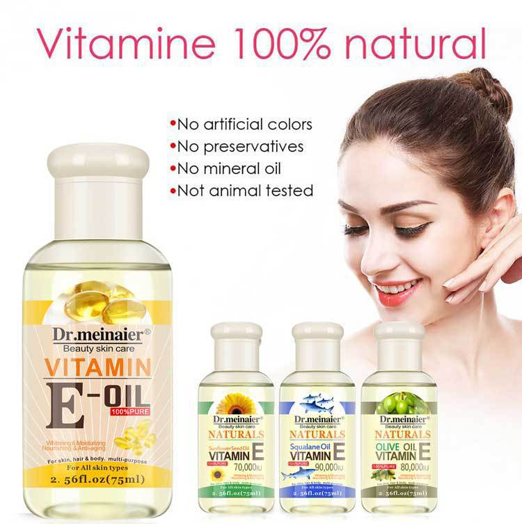 ✨ Vitamin E Essential Oil — Face, Body & Hair Care (75ml) 🌿💧