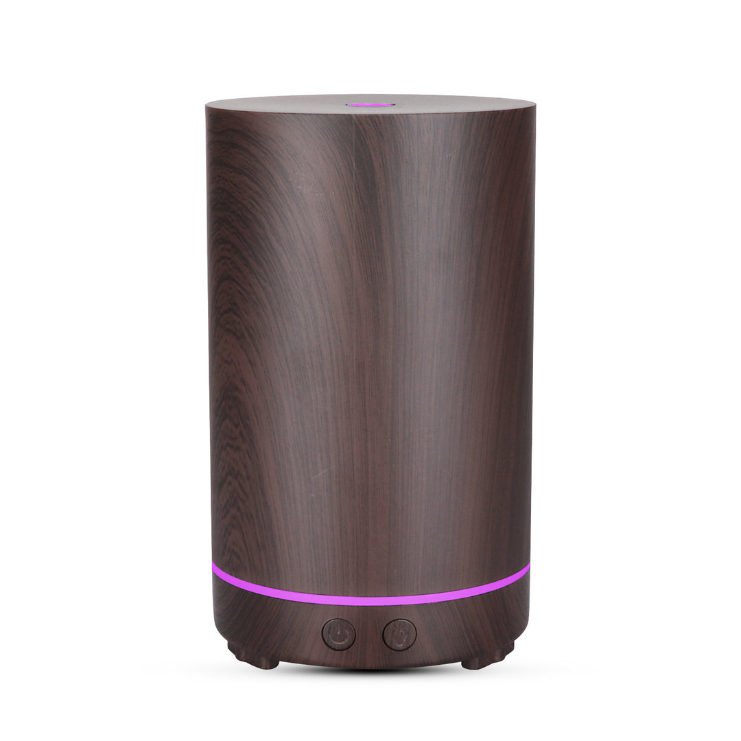 🌿💧 Wood Grain Humidifier | Compact Aromatherapy Diffuser 🌙✨