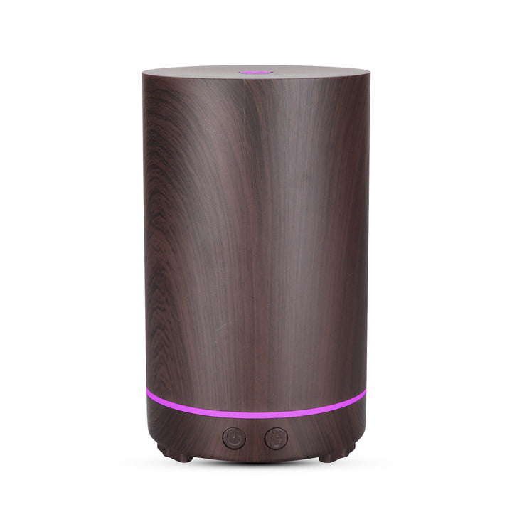 🌿💧 Wood Grain Humidifier | Compact Aromatherapy Diffuser 🌙✨