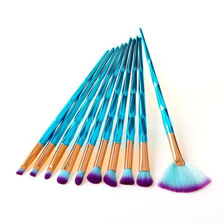 ✨ Diamond Makeup Brush Set — 4/7/10 Piece Beauty Tools 💎💄