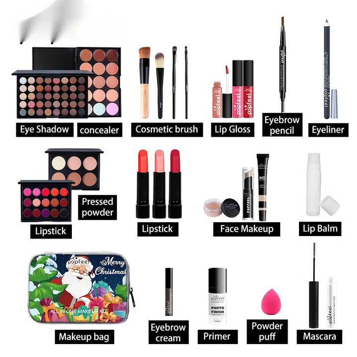 ✨ Christmas Cosmetics Makeup Set – Green Mermaid Festival Beauty Collection ✨