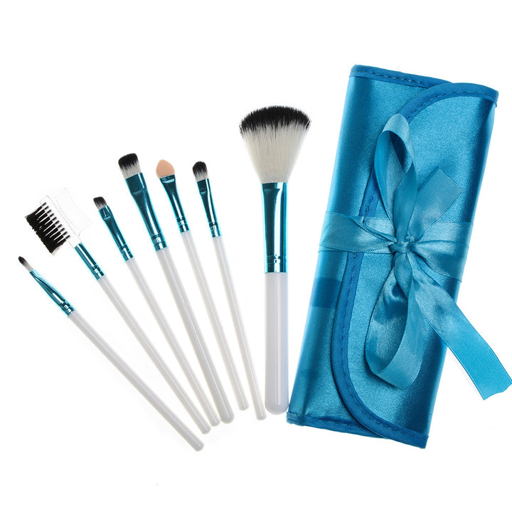 ✨ Multifunctional Portable 7-Piece Ribbon Makeup Brush Set 💄