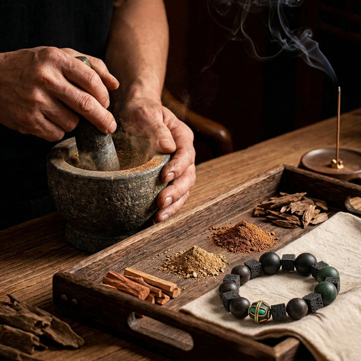 Chinese Herbal Bead Bracelet – Lightweight Wellness Jewelry