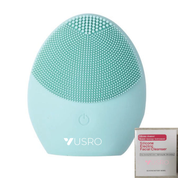 💖🧼 Electric Ultrasonic Silicone Facial Cleanser | Deep Cleansing & Oil Control Device