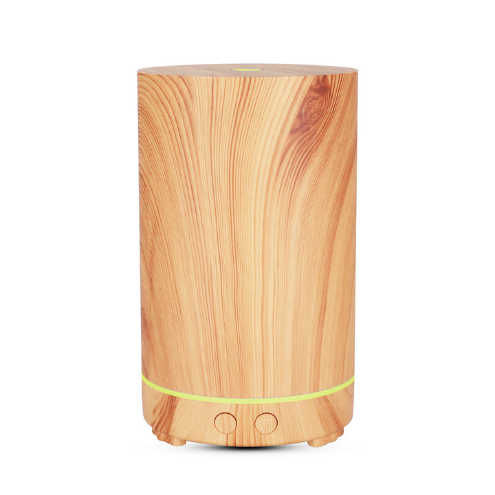 🌿💧 Wood Grain Humidifier | Compact Aromatherapy Diffuser 🌙✨