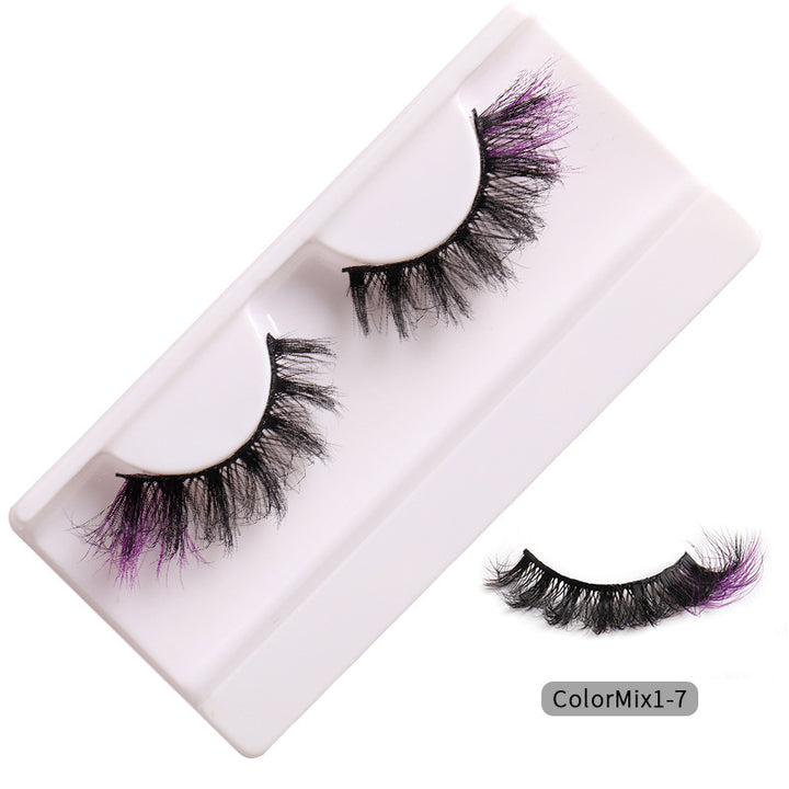 👁️✨ Fashion High Color Fried Curly Eyelashes – Thick Fluffy Faux Mink Lashes