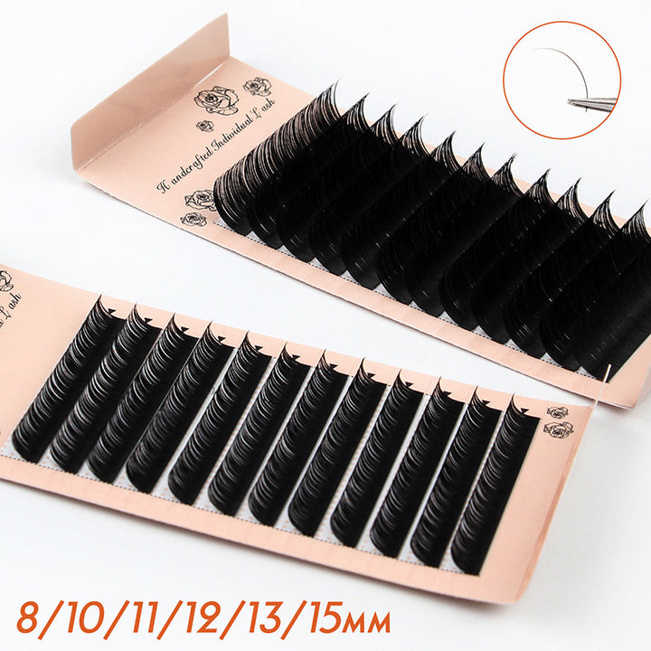 👁️✨ Grafting Eyelash – Single Dense Row Round Hair Planting Lash Extensions