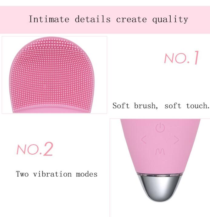 🧼💗 Electric Silicone Facial Cleansing Brush | Ultrasonic Deep Cleanser
