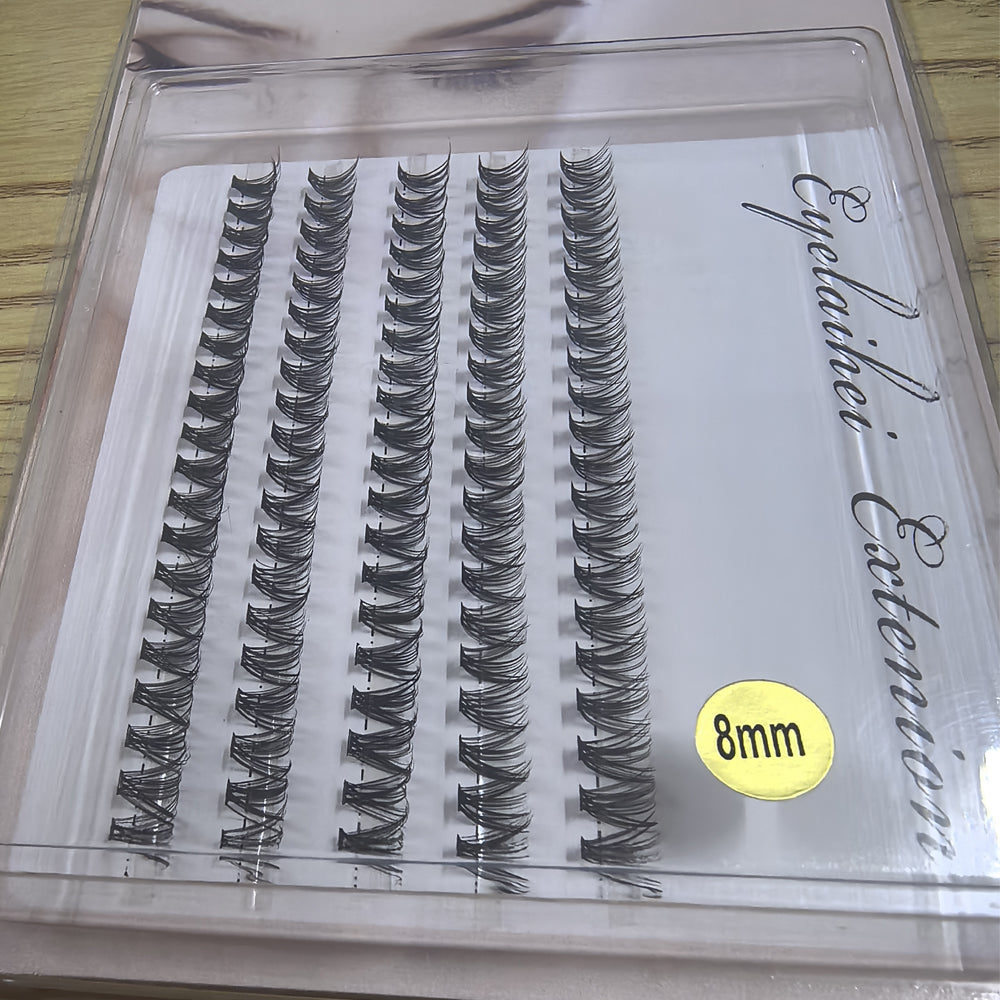 👁️✨ 5 Rows of 40D Cluster Segmented Lashes – DIY Lash Extension Set