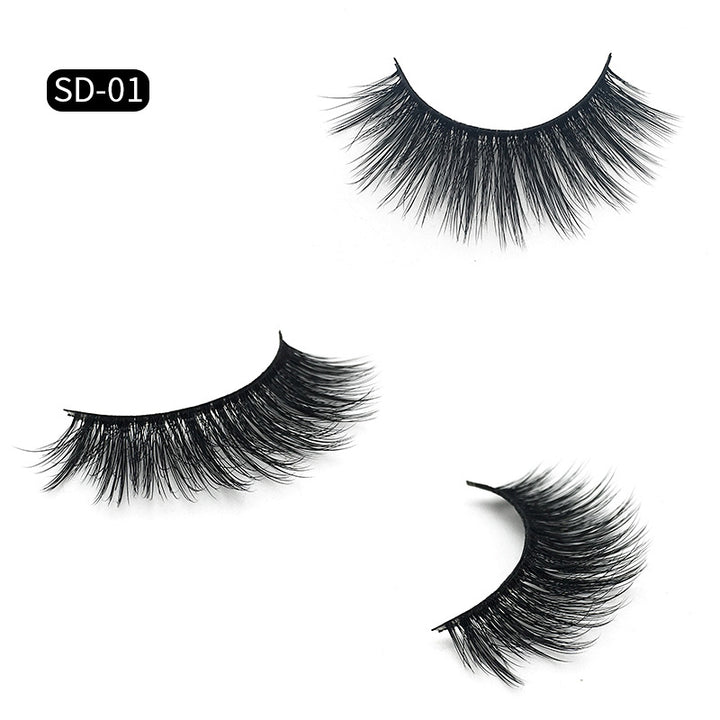 👁️✨ SD Exaggerated 3D Mink Eyelashes – 25MM Dense Stereo False Lash (1 Pair)
